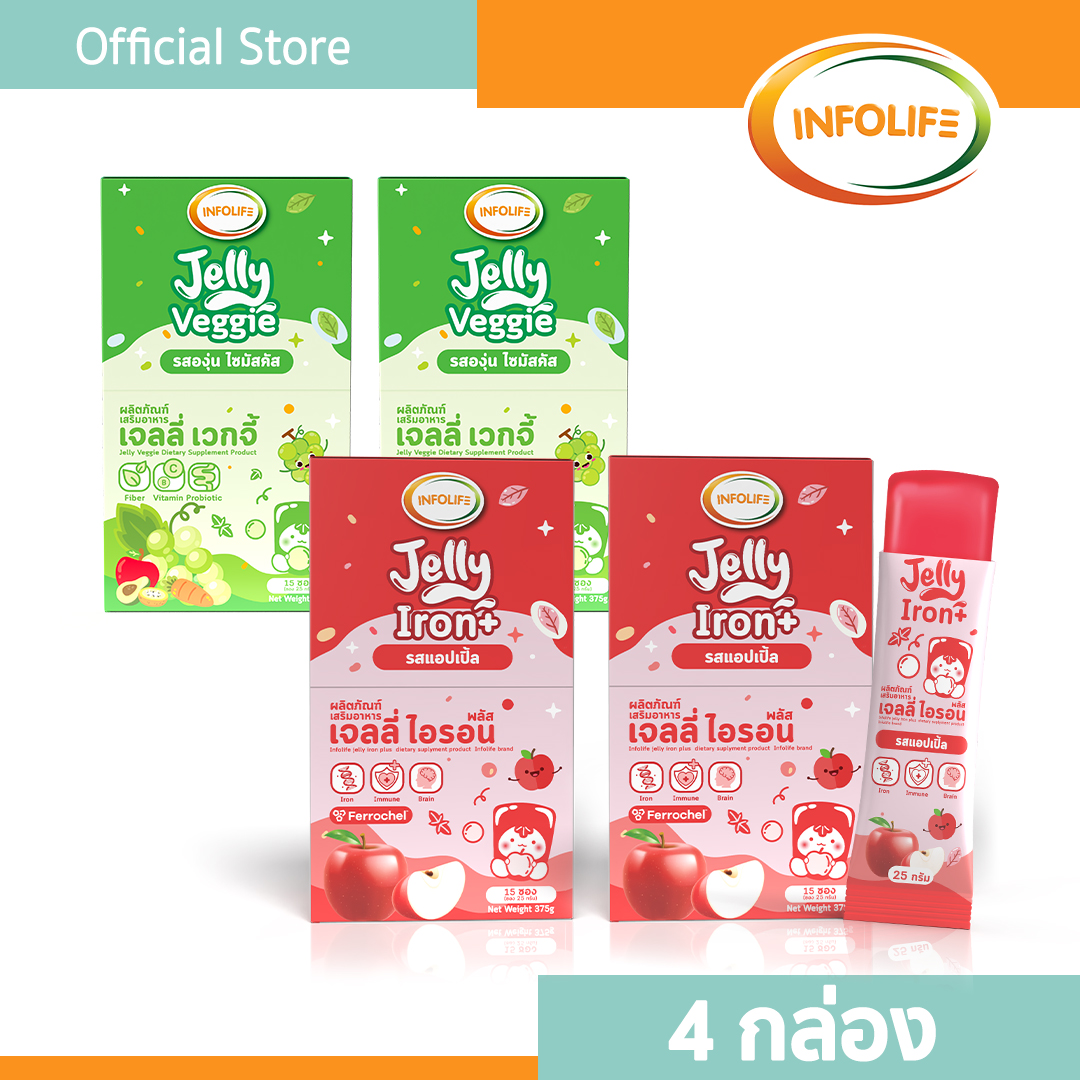 อินโฟว์ไลฟ เจลลี่ (รวมเซ็ต 4 กล่อง)