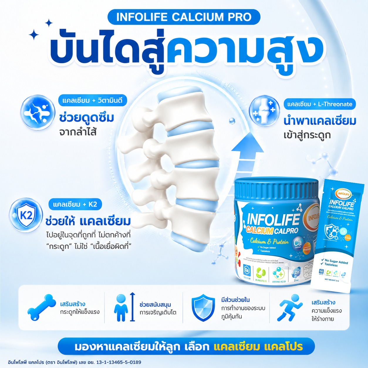 อินโฟว์ไลฟ เเคลเซียม แคลโปร