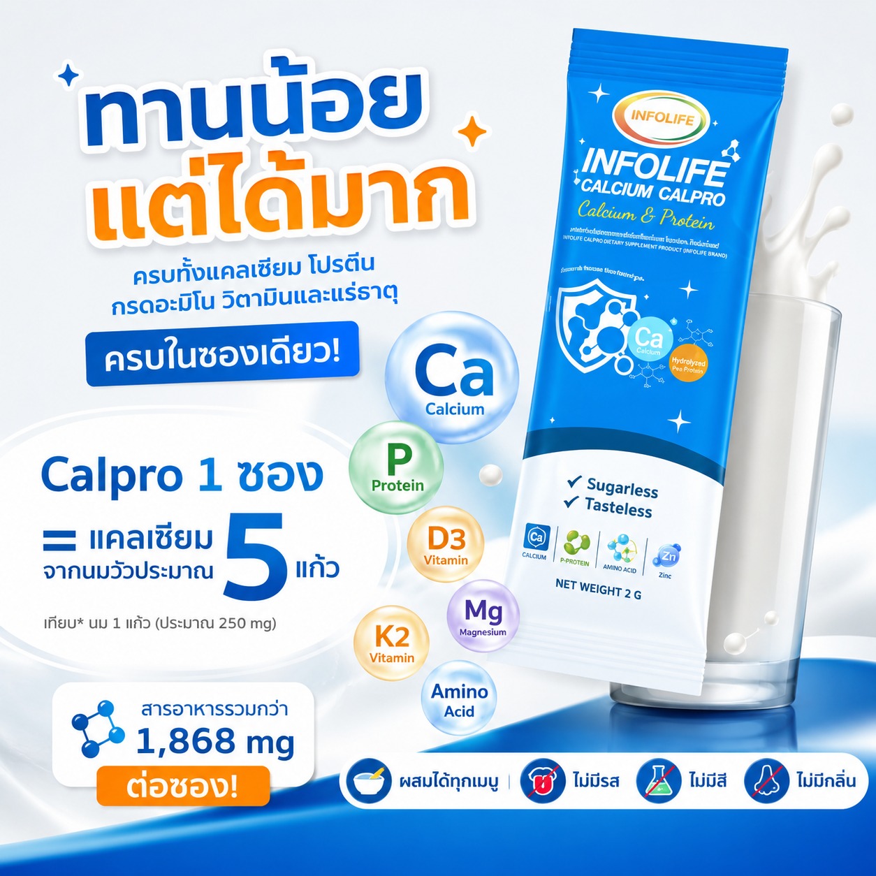 อินโฟว์ไลฟ เเคลเซียม แคลโปร