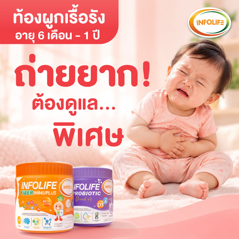 เซ็ตท้องผูกระยะเรื้อรัง สำหรับเด็ก 6 เดือน - 1 ปี