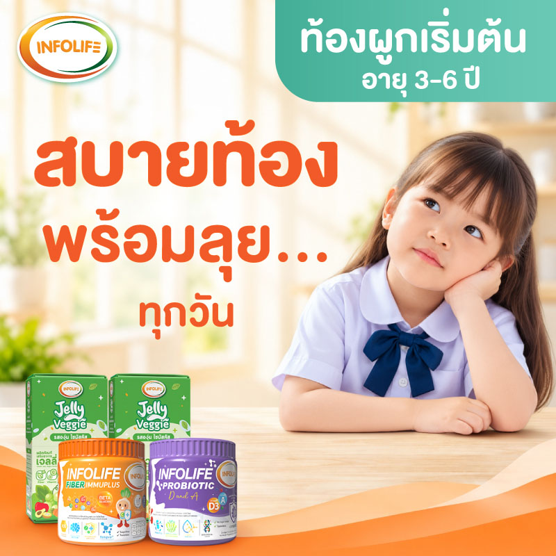 เซ็ตท้องผูกระยะเริ่มต้น สำหรับเด็ก 3 ปี - 6 ปี