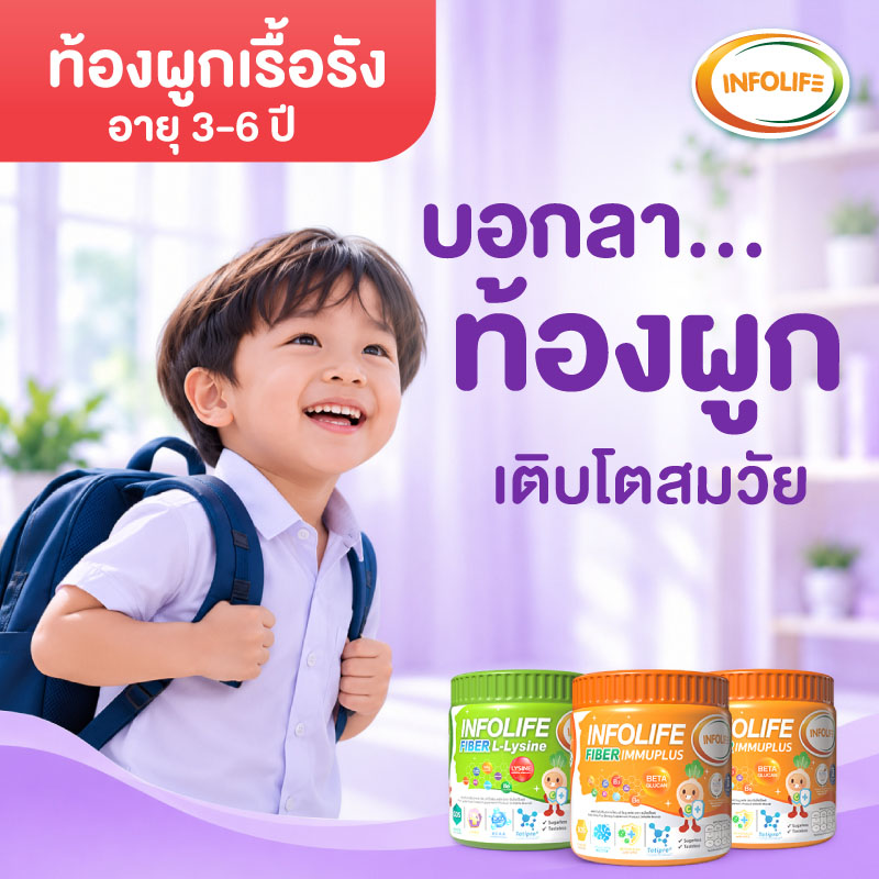 เซ็ตท้องผูกระยะเรื้อรัง สำหรับเด็ก 3 ปี - 6 ปี